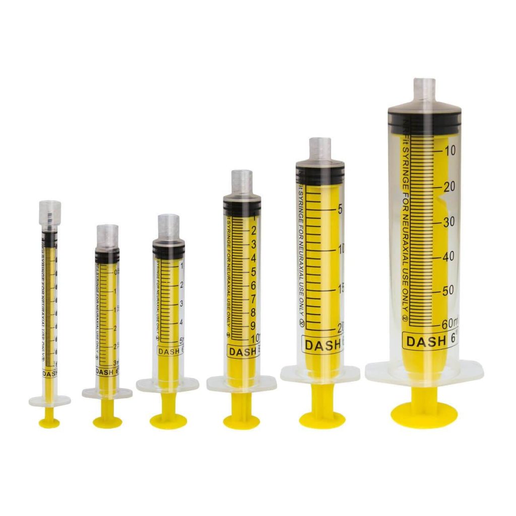 Dash 6 NRFit Lock Syringes