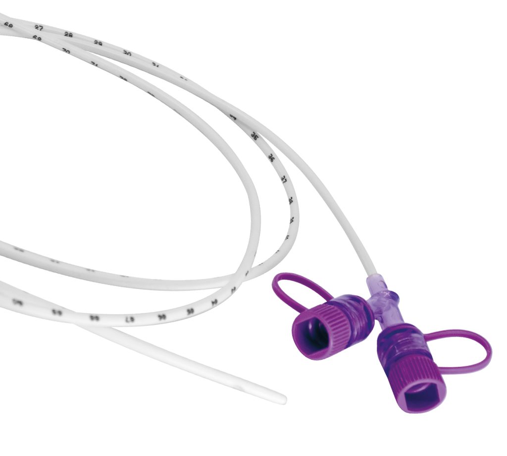 Nutricare y-port feeding tube